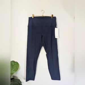 NWT Lululemon Navy High-Waist Leggings